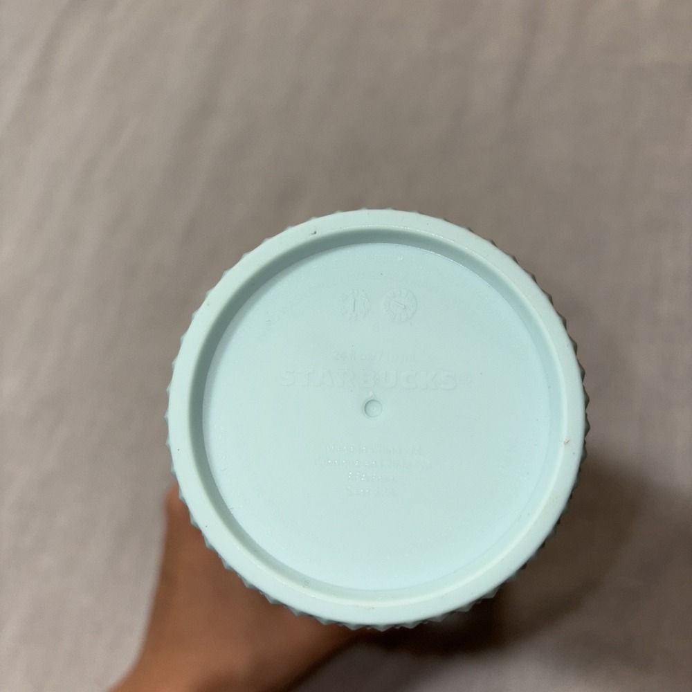 Starbucks 2021 Matte Mint Green 24oz Studded Tumbler Cold Cup‎ Venti - Picture 2 of 6
